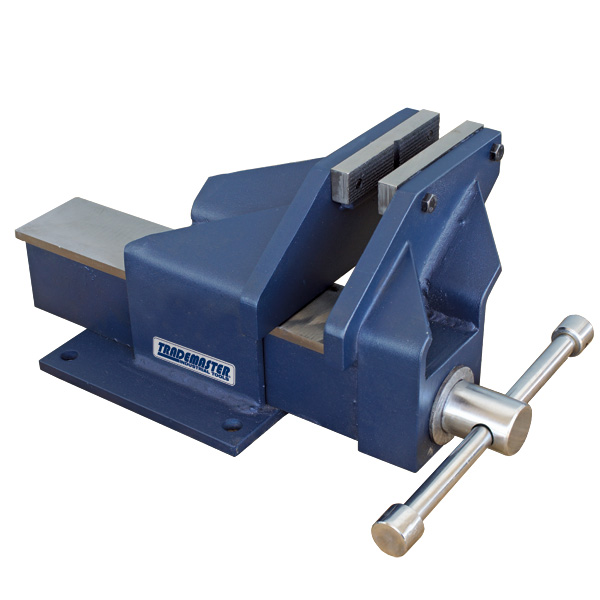 TRADEMASTER FABRICATED STEEL BENCH VISE OFFSET JAW 150MM 